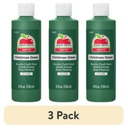 (3 pack) Apple Barrel Acrylic Craft Paint, Matte Finish, Christmas Green, 8 fl oz
