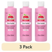 (3 pack) Apple Barrel Acrylic Craft Paint, Matte Finish, Pink Parfait, 8 fl oz