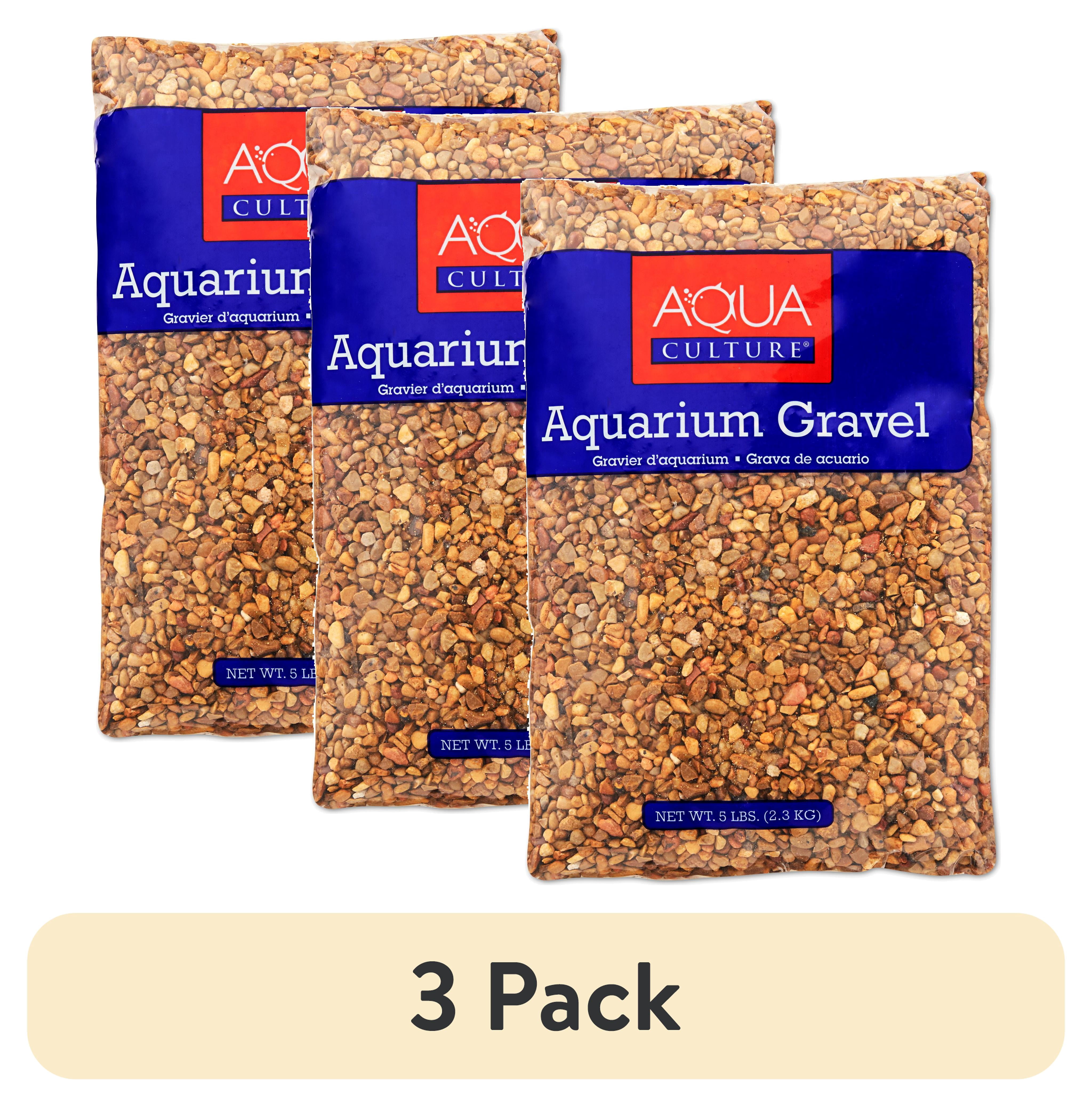 (3 pack) Aqua Culture Aquarium Gravel, Neutral, 5 lb