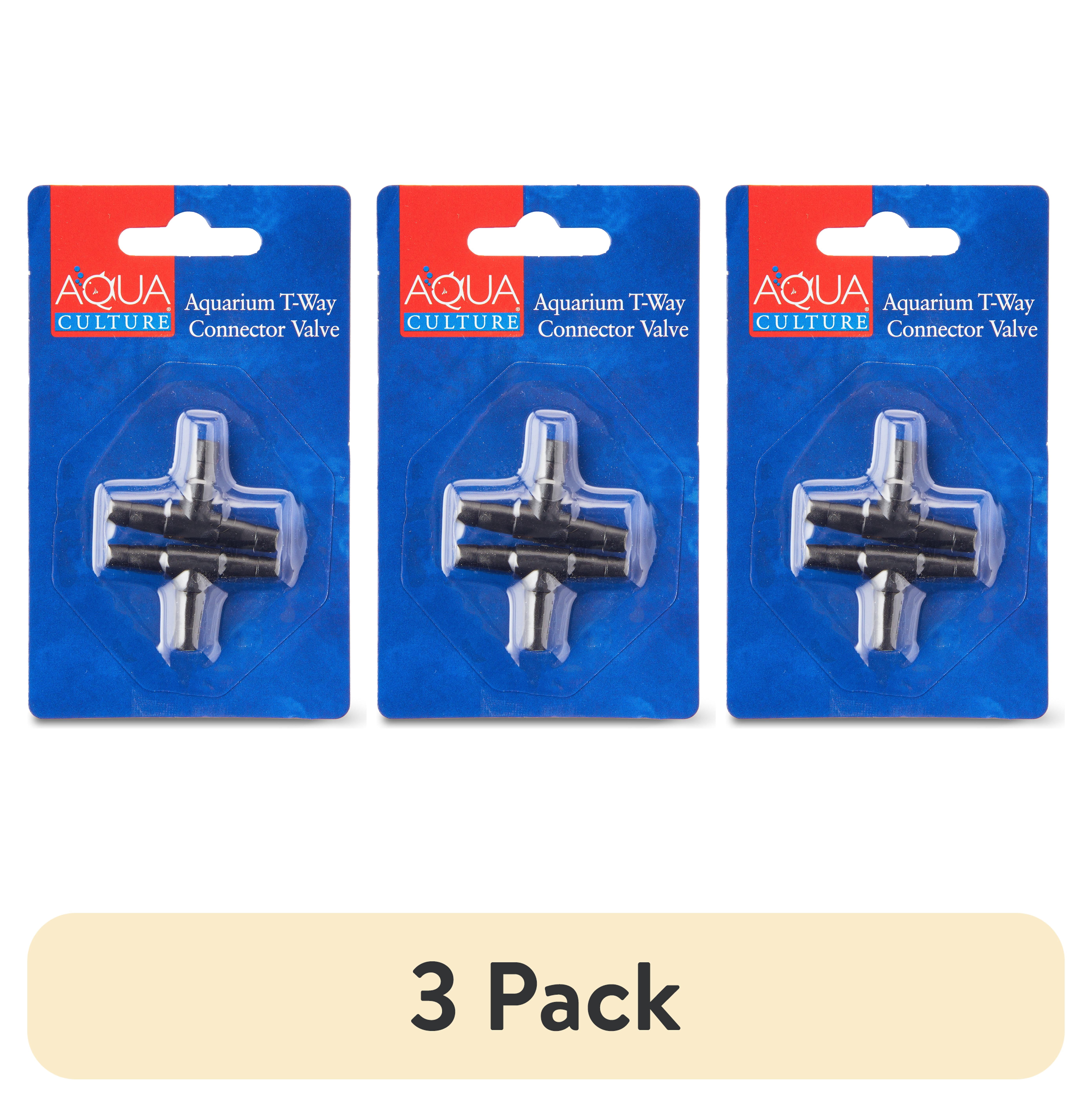 Aqua Culture Aquarium T-Way Connector Valve Connects Main Airline