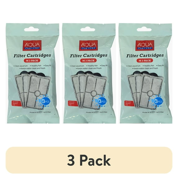 (3 pack) Aqua Culture Filter Cartridges-m-3-Pack