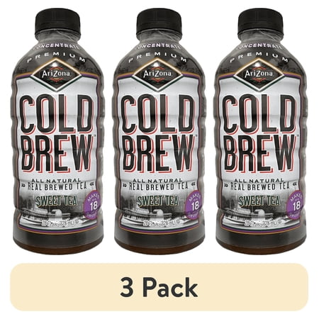 (3 pack) AriZona Cold Brew Concentrate Sweet Tea 28oz