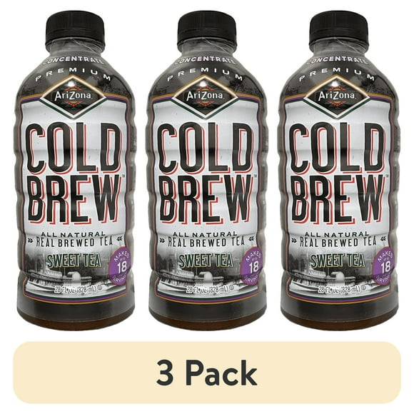 (3 pack) AriZona Cold Brew Concentrate Sweet Tea 28oz