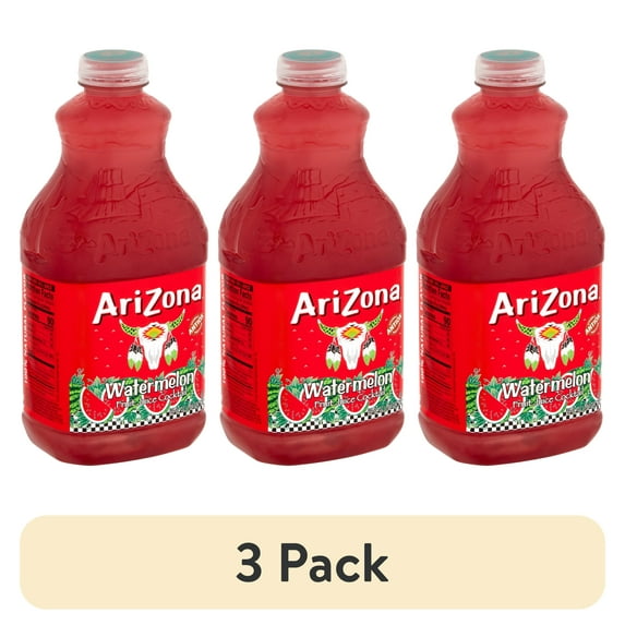 (3 pack) AriZona Watermelon Fruit Juice Cocktail, 59 fl oz