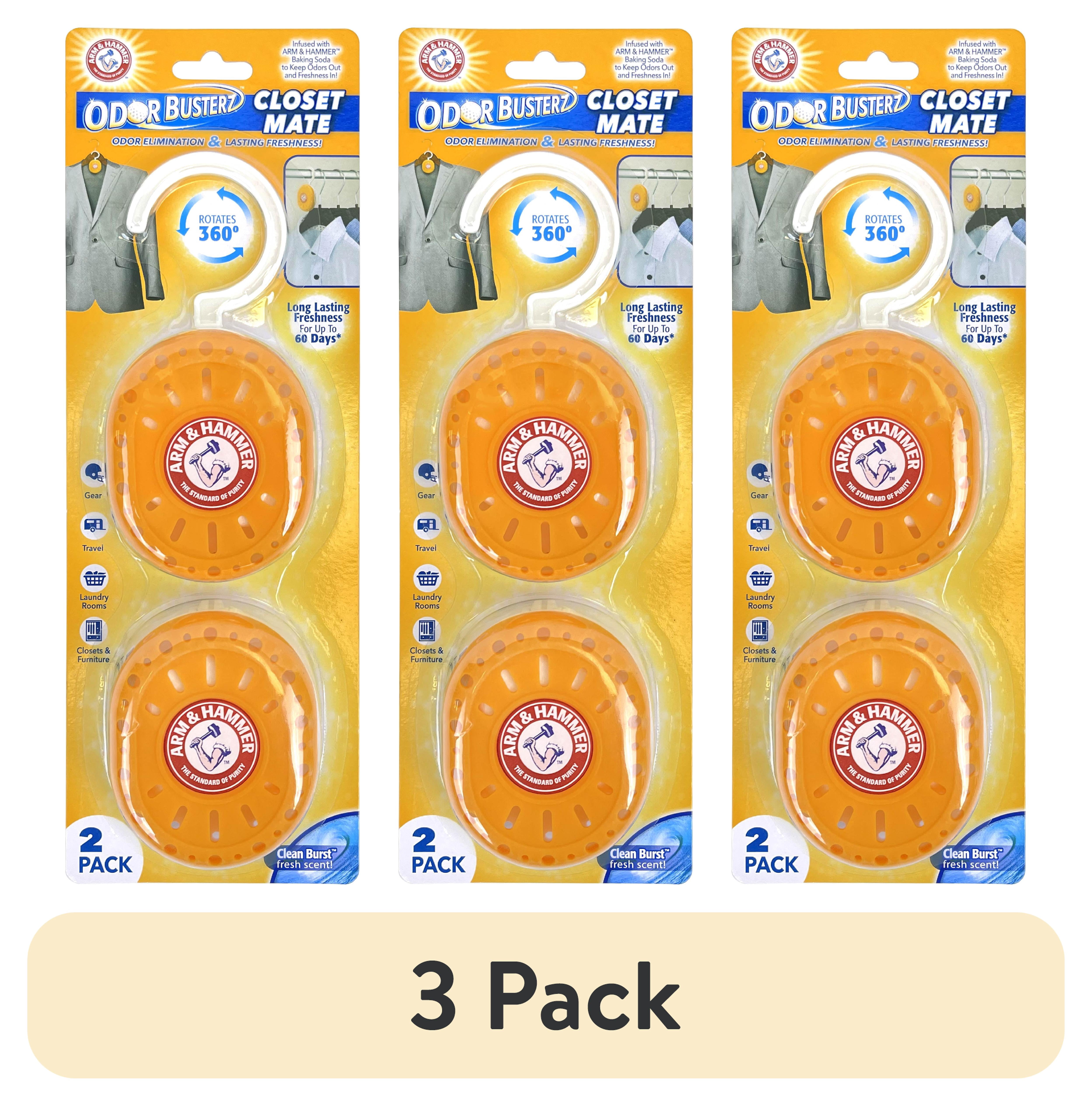 (3 pack) Arm & Hammer 4pk Closet Mate -- Clean Burst