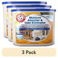 thumbnail interactive-video image 1 of (3 pack) Arm & Hammer Moisture Absorber Tub, Fragrance Free Desiccant, 14 oz, 1 of 10