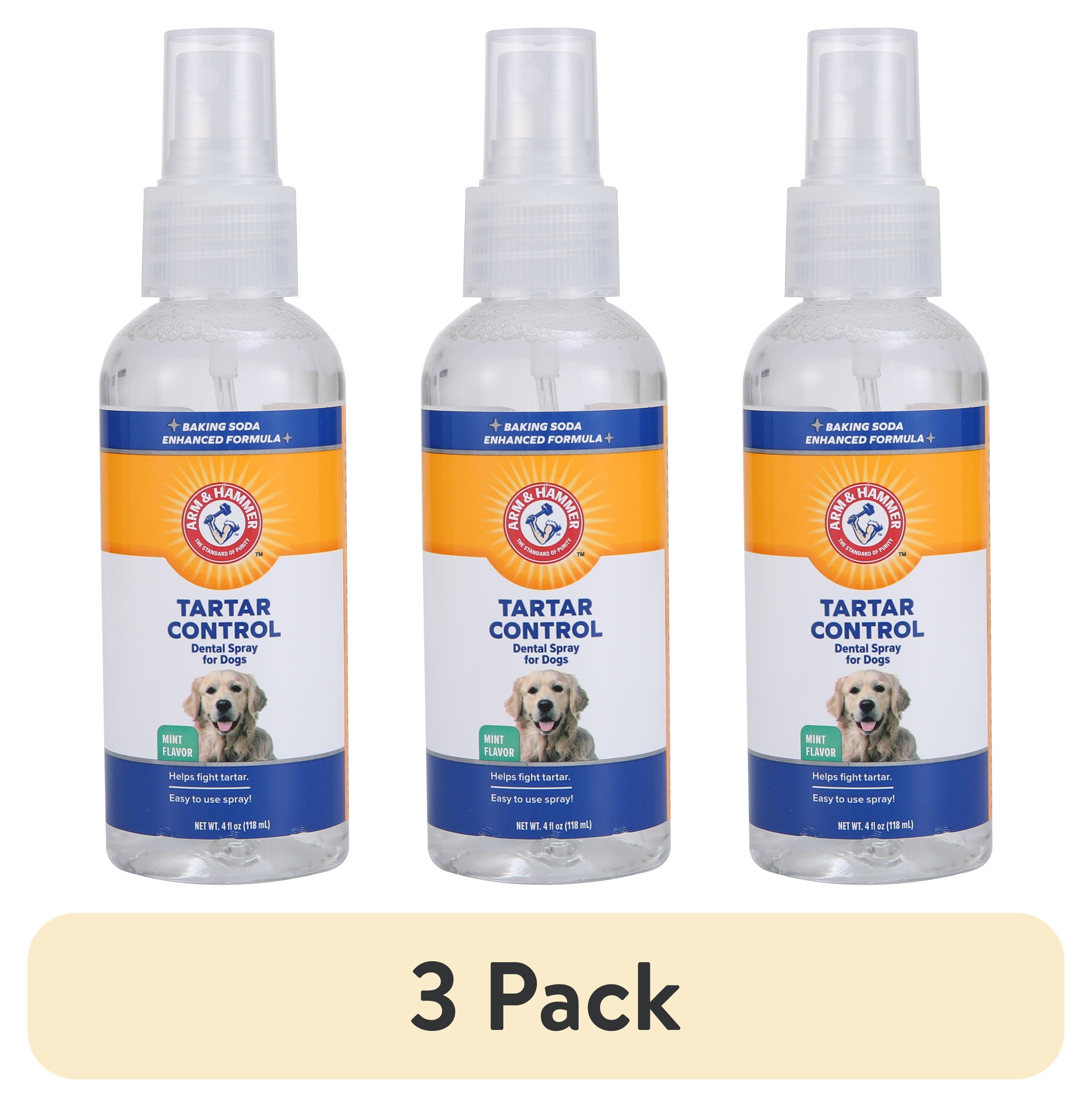 (3 pack) Arm & Hammer Tartar Control Dental Spray for Dogs, Mint Flavor, 4 fl oz