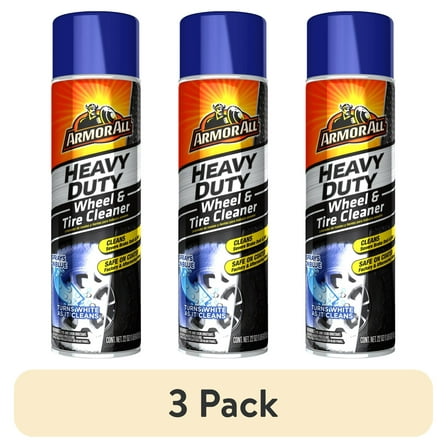 (3 pack) Armor All Heavy Duty Wheel and Tire Cleaner - 22 OZ