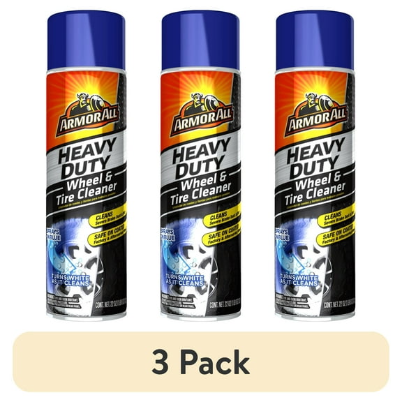 (3 pack) Armor All Heavy Duty Wheel and Tire Cleaner - 22 OZ