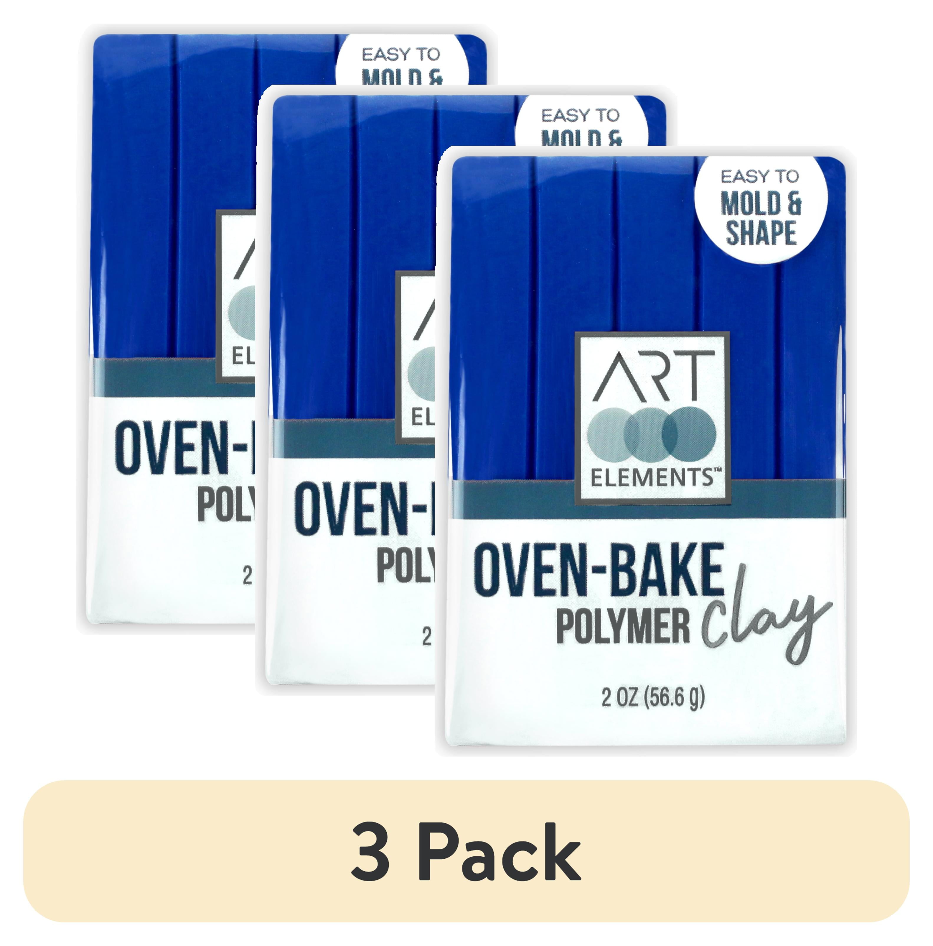 (3 pack) ArtSkills - Art Elements Oven Bake Polymer Clay, 2oz, Ocean