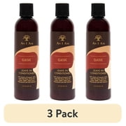 3 pack As I Am Coconut Leave In Conditioner for Dry Hair Hydration and Frizz Control Moisture Care 8 fl.oz. with Green Tea and Saw Palmetto