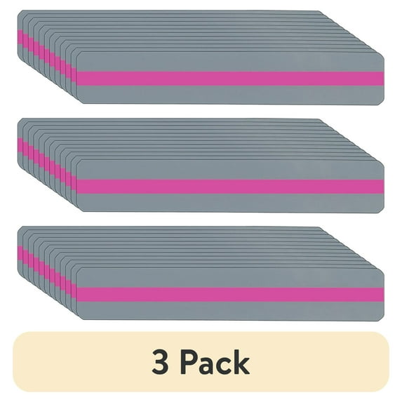 (3 pack) Ashley Productions Sentence Strip Reading Guide, 1-1/4" x 7-1/4", Pink, Pack of 24