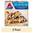 thumbnail image 1 of (3 pack) Atkins Caramel Chocolate Nut Roll Snack Bar, Protein Snack, High in Fiber, Low Sugar, 6/5 Packs, 1 of 8