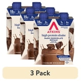(3 pack) Atkins Dark Chocolate Royale Flavored High Protein Shake, Keto ...