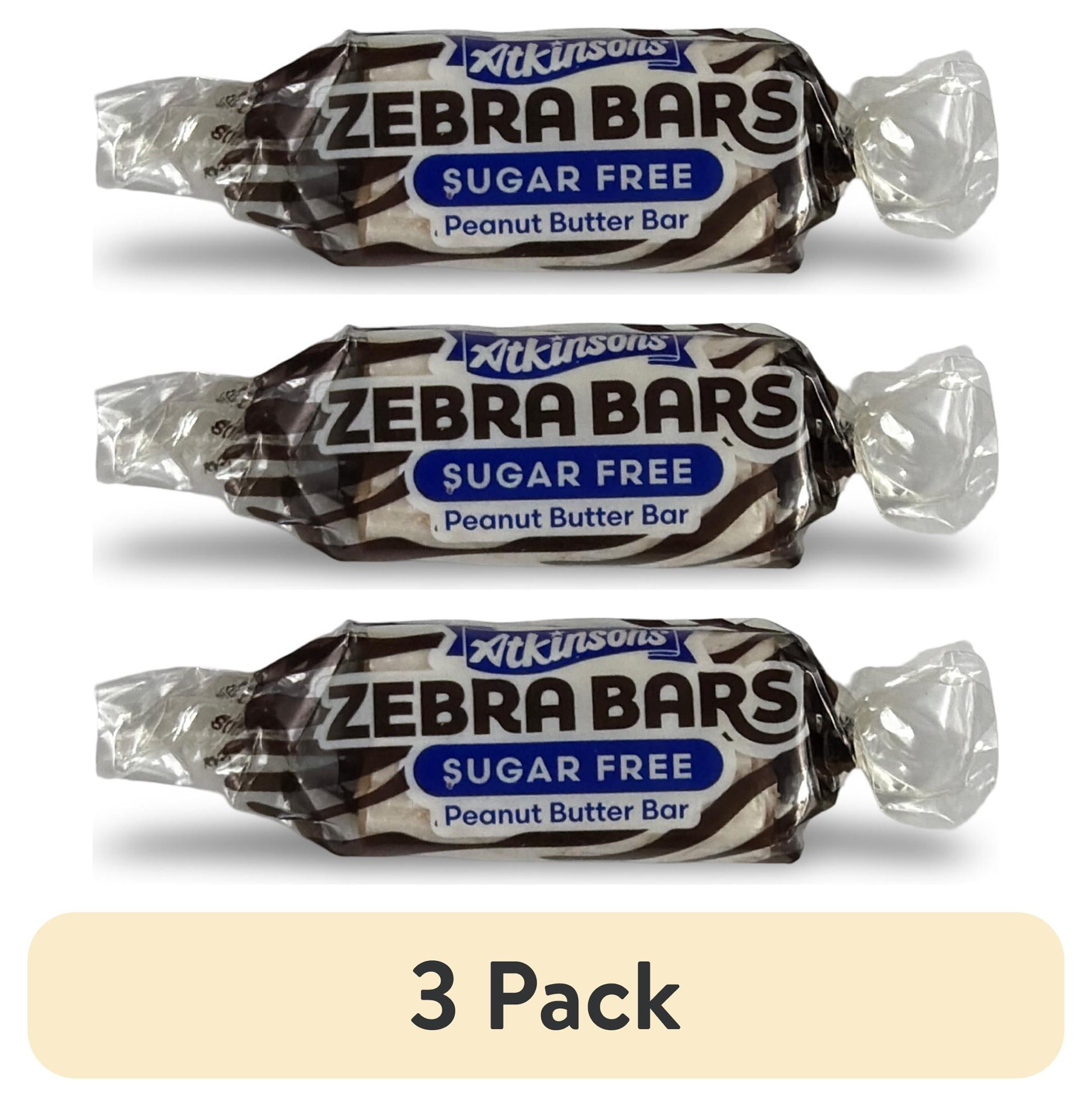 Atkinsons Peanut Butter Bars, Low-Sugar Candy for Diabetics, Keto