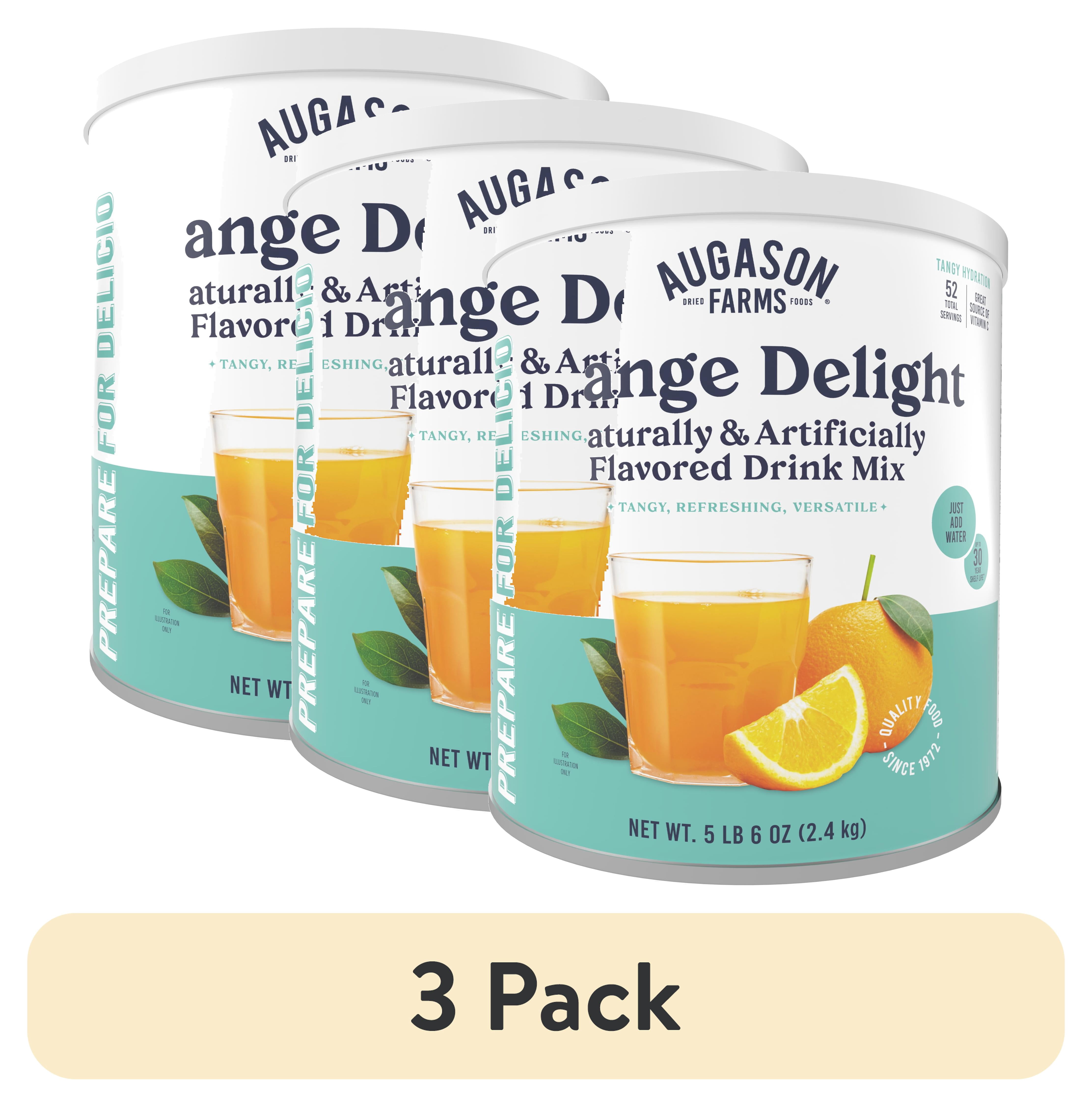 DUCK’S JUICE MIX 3 & STATE OF EMERGENCY 3 pack) Orange Delight Flavored Drink Mix, 52 Servings, 30 Year