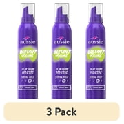 3 pack Aussie Instant Volume Mousse, 24-hour Volume Mousse, 6 oz