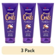 3 pack Aussie Miracle Coils Sulfate-Free Shaping Jelly with Cocoa Butter 6.8 fl oz