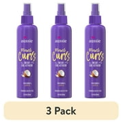 3 عبوات من جل رذاذ منشط تجعيد الشعر Aussie Miracle Curls لليوم الثاني، 8.5 أونصة