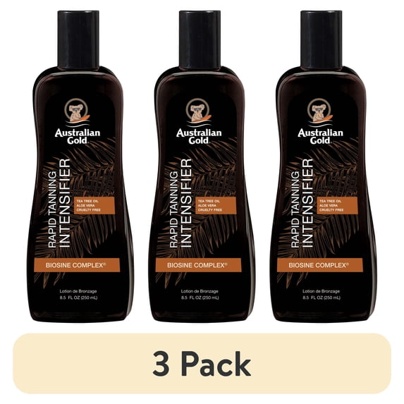 (3 pack) Australian Gold Rapid Tanning Intensifier Lotion 8.5 Fl. Oz Non-SPF