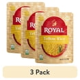 thumbnail image 1 of (3 pack) Royal Yellow Saffron Basmati Rice - Ready to Heat Basmati Rice - 8.5 oz Microwaveable Pouch, 1 of 10