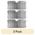 thumbnail image 1 of (3 pack) Auto Drive Lightweight Silver Accordion Sunshade 1 pack,63" x 28.5", 1 of 14