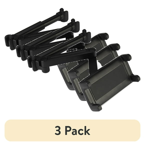 (3 pack) Auto Drive Universal Headrest Mount Phone & Tablet Holder, 360° Rotation, for Cars & SUVs