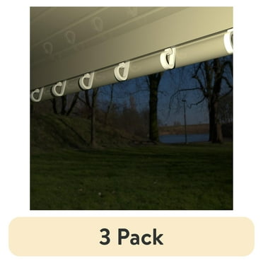(3 pack) Auto Drive Translucent & Durable RV Awning Hooks 10 Pack for String Lights