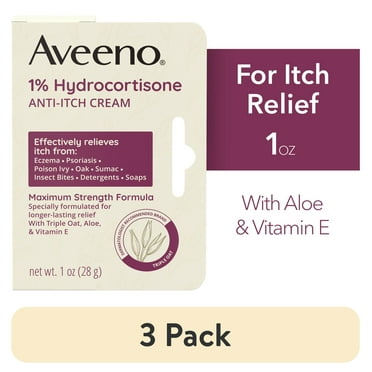 Aveeno Maximum Strength 1% Hydrocortisone Anti-Itch Cream