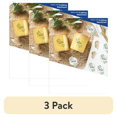 (3 pack) Avery Sticker Paper, 8.5" x 11", Glossy Clear, 7 Sheets (4397)