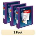 thumbnail image 1 of (3 pack) Avery Heavy-Duty View 3 Ring Binder, 1.5" EZD Rings, Purple, 1 of 10