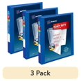 thumbnail image 1 of (3 pack) Avery Heavy-Duty View 3 Ring Binder, 1" EZD Rings, Pacific Blue, 1 of 10