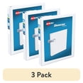 thumbnail image 1 of (3 pack) Avery Showcase Standard View Binder, 1" Slant Rings, White (19601), 1 of 11