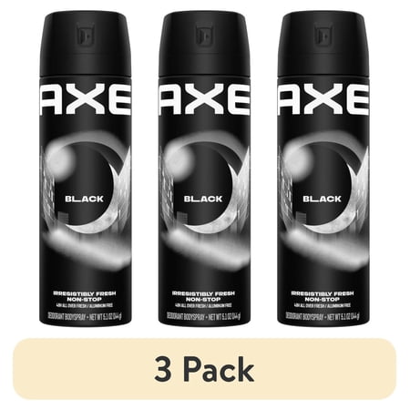 AXE Deodorant Spray for Men Black Frozen Pear & Sandalwood Aluminum Free, 5.1 oz