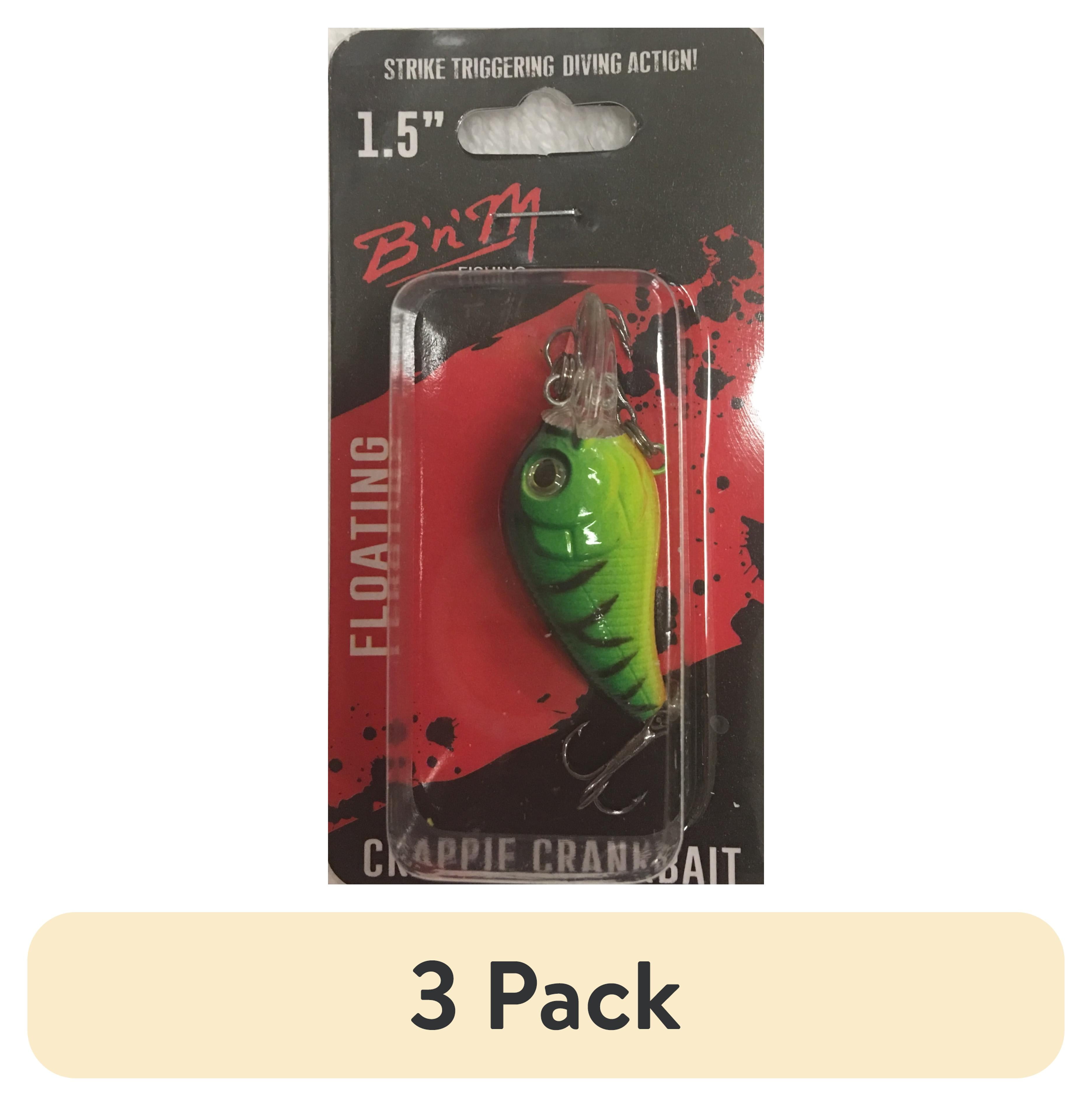 bnm fishing lures 3 pack) B'n'M Crappie Crankbait 1.5