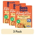 thumbnail image 1 of (3 pack) Ben's Original Butter and Garlic Flavored Ready Rice, Easy Dinner Side, 8.8 Ounce Pouch, 1 of 11