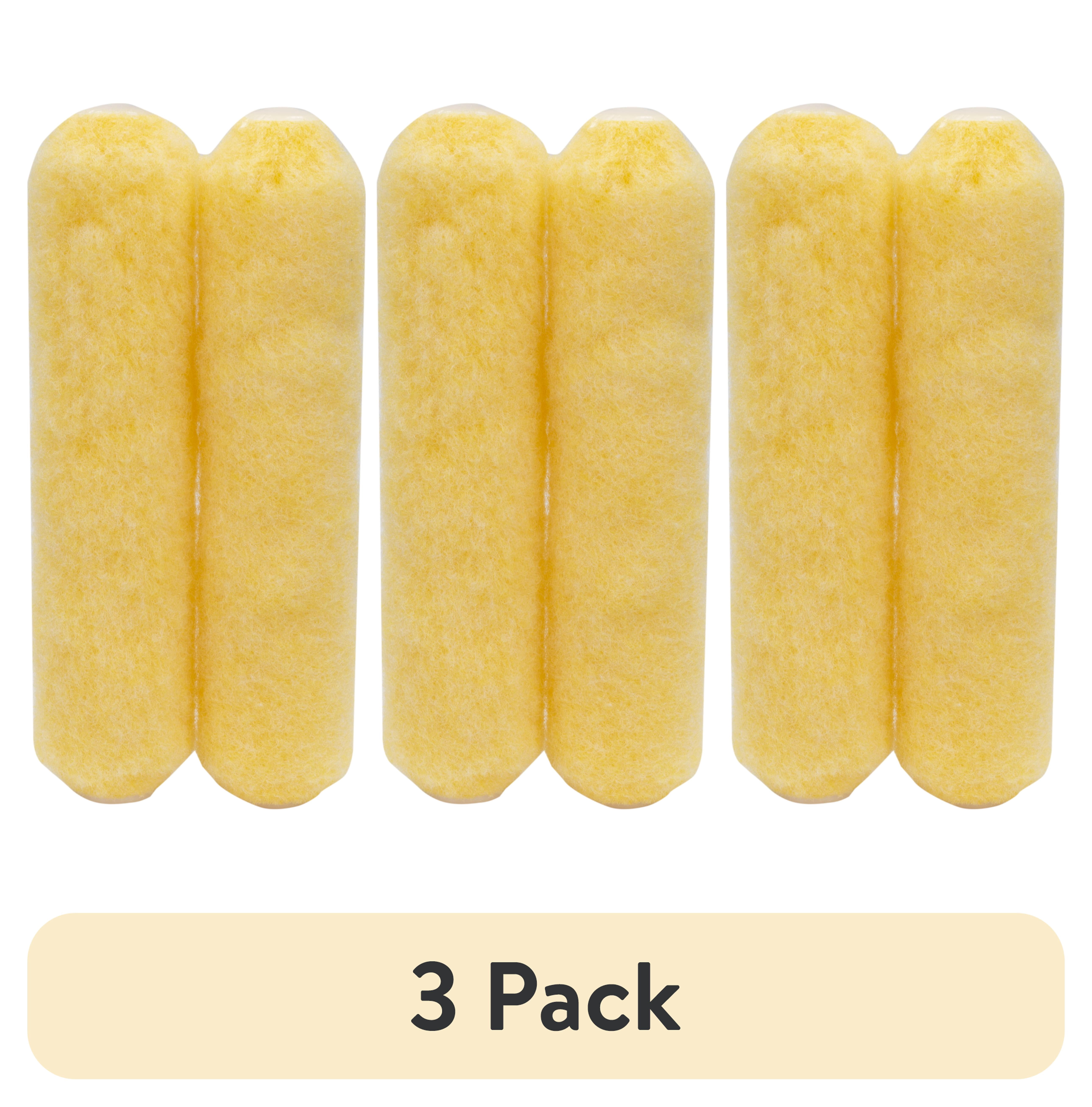 (3 pack) BETTER 6 in x 1/2 in nap High Density Knit Paint Mini Roller, 2 Pack