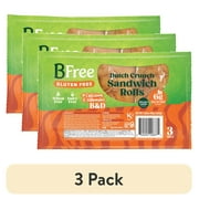 (3 pack) BFree Foods, Gluten Free, Sandwich Rolls, 3 Pack, 5.8oz
