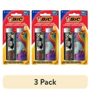 3 pack BIC Pocket Lighter, Special Edition Designs, Pack of 2
