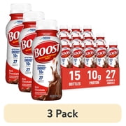 3 pack BOOST Original Balanced Nutritional Drink Protein Shakes, Rich Chocolate, 8 fl oz, 15 Pack