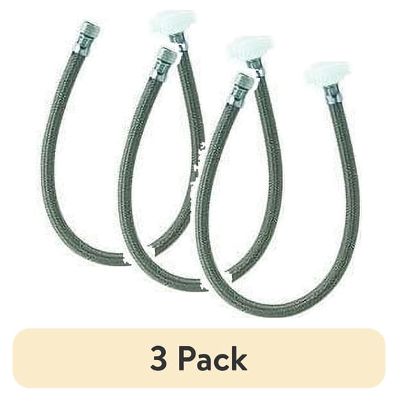 (3 pack) BRASS CRAFT SERVICE PARTS PSB830 12"Fauc Water Supply Line