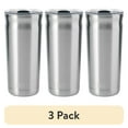 thumbnail interactive-video image 1 of (3 pack) BUILT Torrent 20 oz Double-Wall Insulated Stainless Steel Tumbler Water Bottle, Stainless Steel, 1 of 16