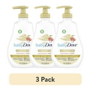 (3 pack) Baby Dove Melanin-Rich Skin Nourishment Hypoallergenic Body Wash Newborn Senstive Skin, 13 oz