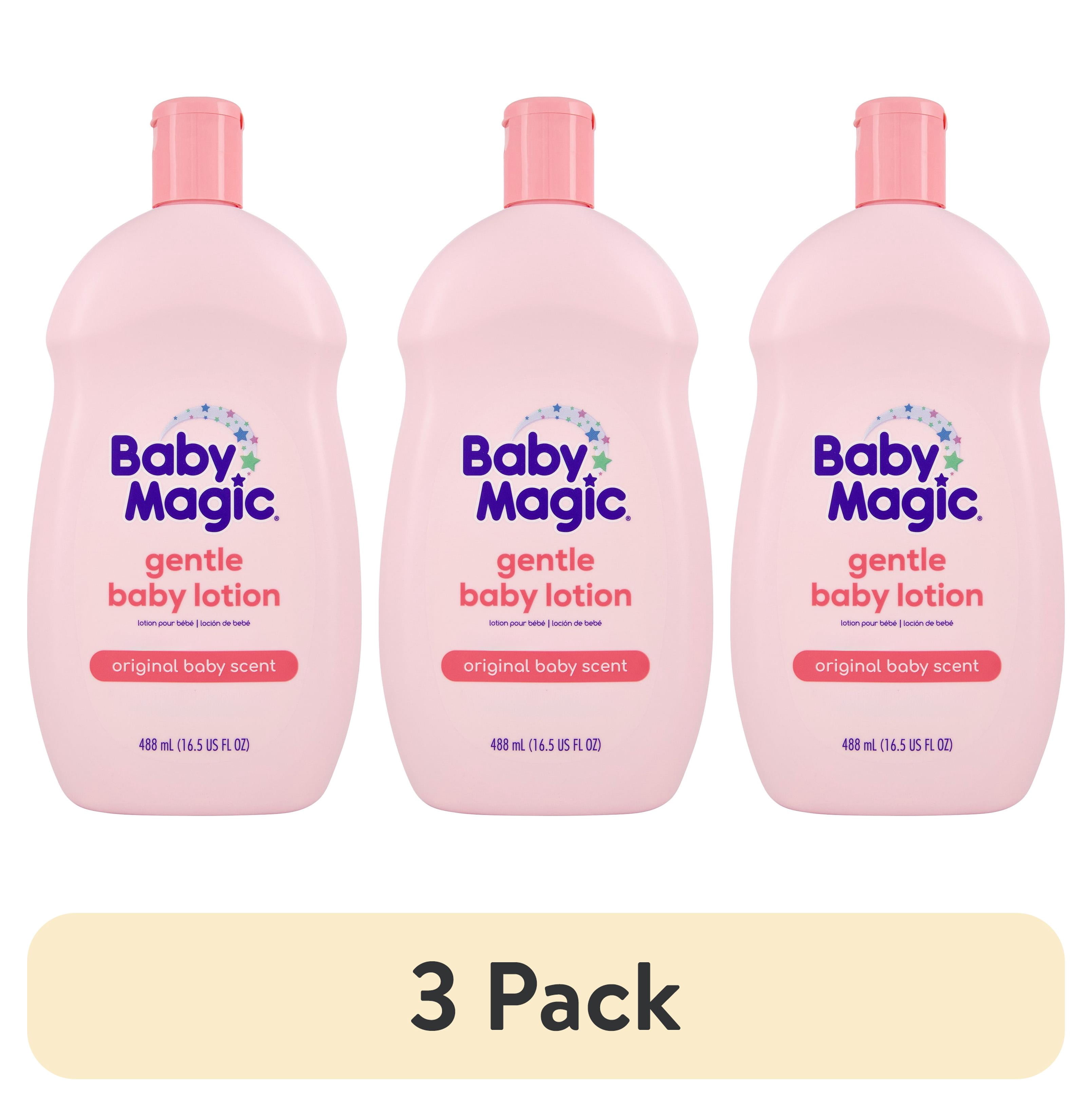 (3 pack) Baby Magic Gentle Baby Lotion, Original Baby Scent, 16.5 fl oz