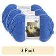 thumbnail image 1 of (3 pack) Baby Rainbow Yarn by Loops & Threads - Yarn for Knitting - Crochet - Weaving - and Arts & Crafts - Twilight Blue - Polyester - 5.3 oz, 1 of 3