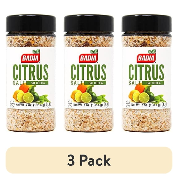 (3 pack) Badia Citrus Salt, 7 oz