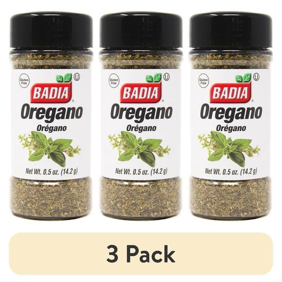 (3 pack) Badia Whole Oregano, 1.5 oz Bottle