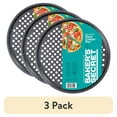 thumbnail image 1 of (3 pack) Baker's Secret 12" Round Nonstick Carbon Steel Pizza Pan, Gray, 1 of 8