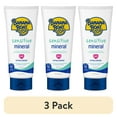 thumbnail image 1 of (3 pack) Banana Boat Sensitive 100% Mineral Sunscreen Lotion SPF 50, Adult Sensitive Skin Sunscreen, 6 fl oz, 1 of 10