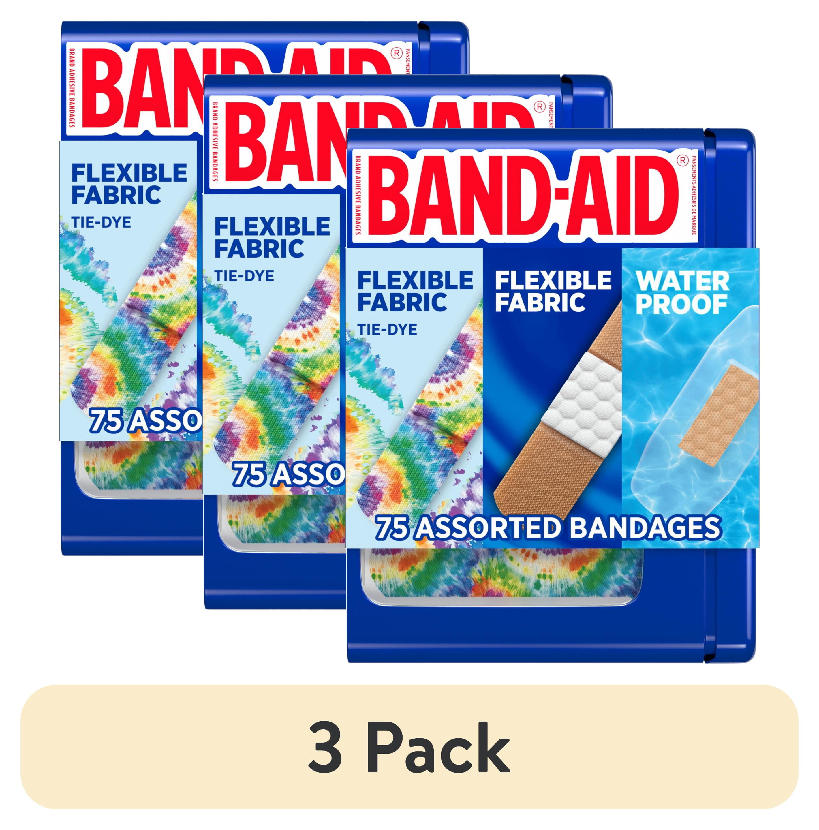 Band-Aid Brand Adhesive Bandages, Assorted Variety Pack Tin, 75